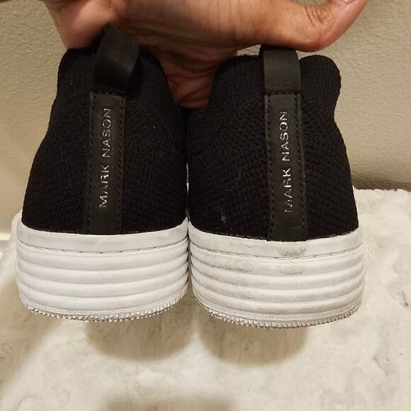 Mark Nason Black Slip On Men's Sneakers Size 10.5 - Picture 7 of 10